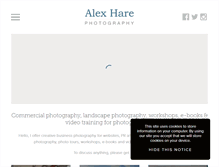 Tablet Screenshot of alexharephotography.com